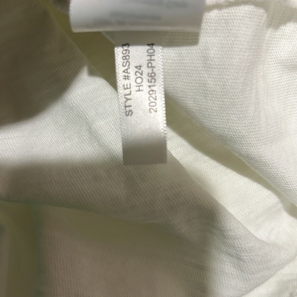 J. Crew Factory as893 white Long-sleeve Crewneck Girlfriend Tee For Women NWT - Picture 10 of 10